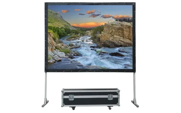 Экран Lumien Master Fold LMF-100118 141x237 см (100"), (раб. область 125x221 см) Matte White черн. кайма по периметру 16:9, поставляется в флайт-кейсе
