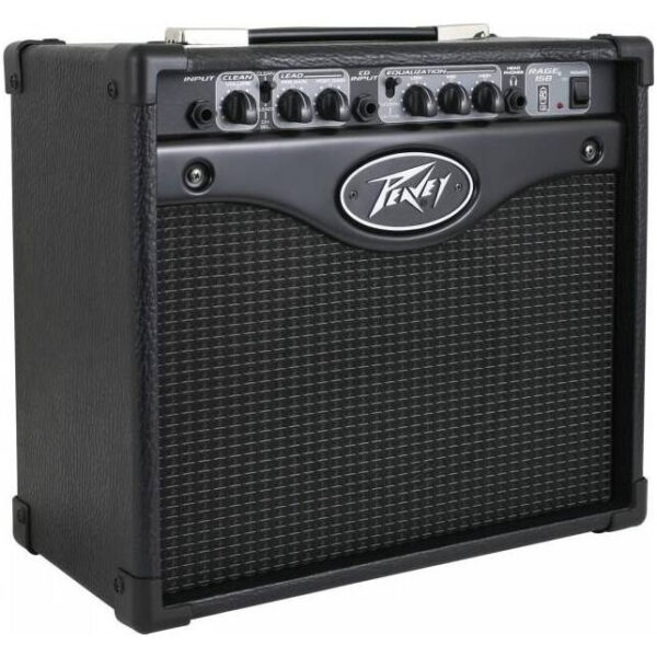 PEAVEY Rage 158 - транзисторный гитарный комбоусилитель, 2 канала, 2 режима, 15 Вт