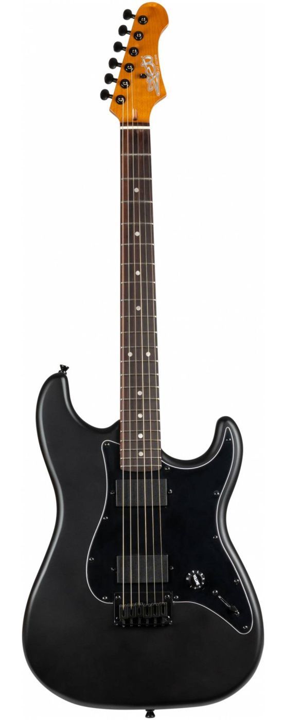 JET JS-400 MBK R - электрогитара, Stratocaster, корпус тополь запеченный, 22 лада, HH, фиксированный бридж, цвет MBK