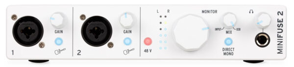 Arturia MiniFuse 2 White - аудиоинтерфейс USB