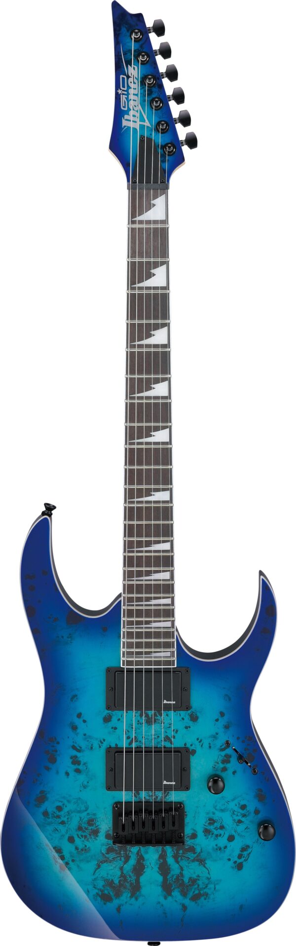 IBANEZ GRGR221PA-AQB - электрогитара, цвет - голубой и чёрный